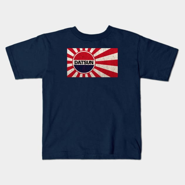 Datsun Vintage Cars Japan Kids T-Shirt by Midcenturydave